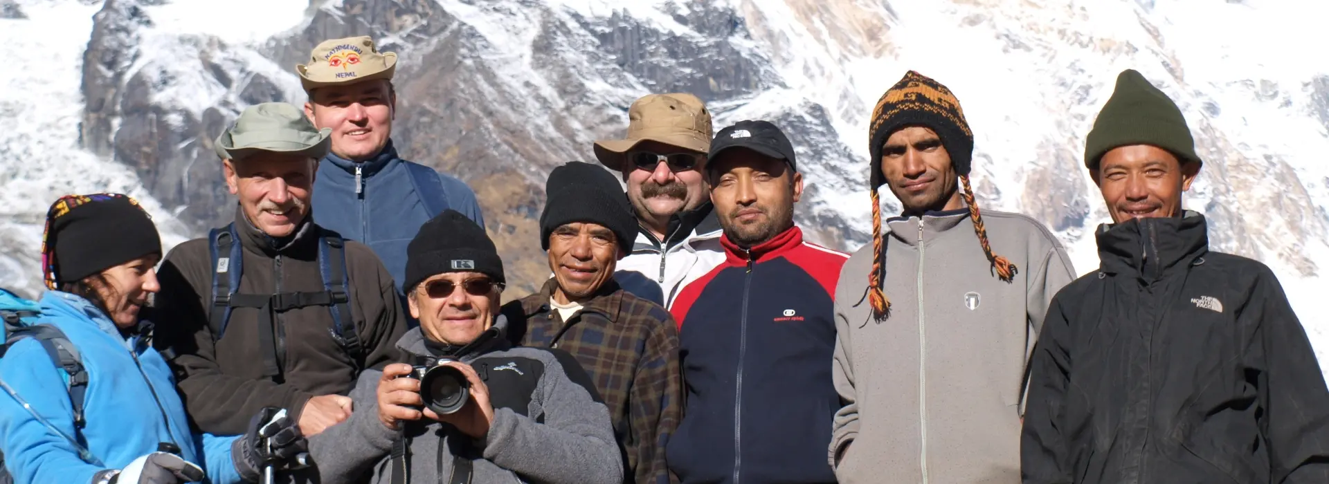 Group Photo in Annapurna Base Camp