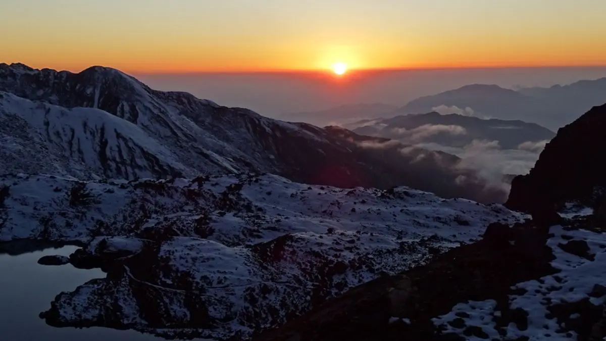 Scenic view from langtang