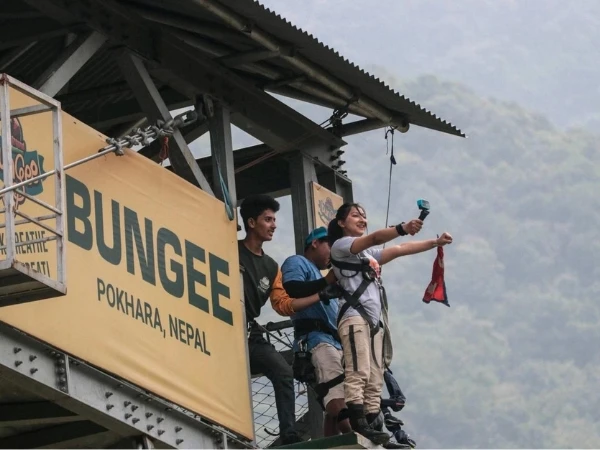 Bungee Jump in Pokhara (High Ground Adventure)